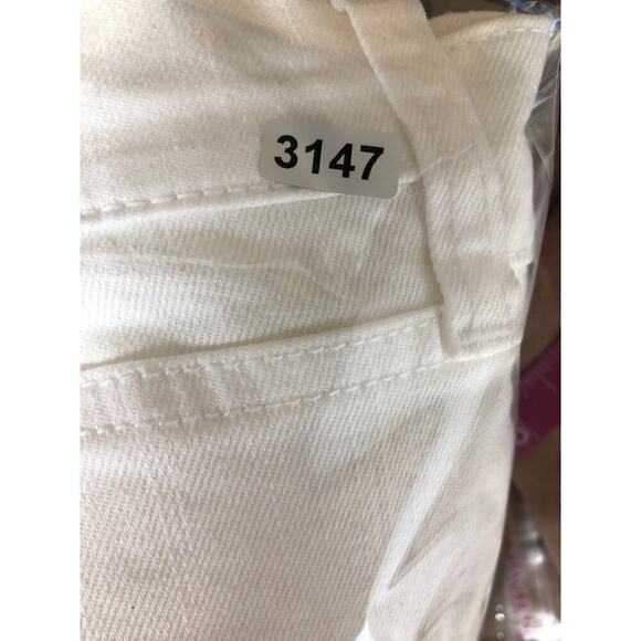 J. Crew Wide Leg Crop Jeans  All-Day Stretch High Rise Seashell White NWT 32 - Picture 14 of 14